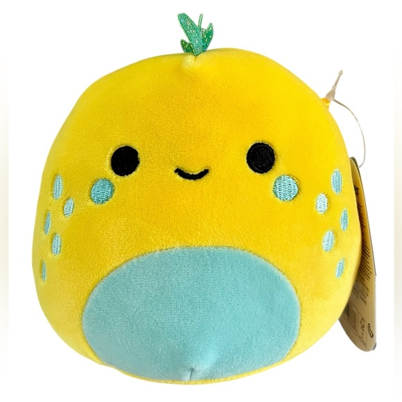 Squishmallows Other - Original Squishmallows Fizzy Bright Yellow with Green Details New with Tags